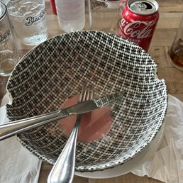 Emptied plate