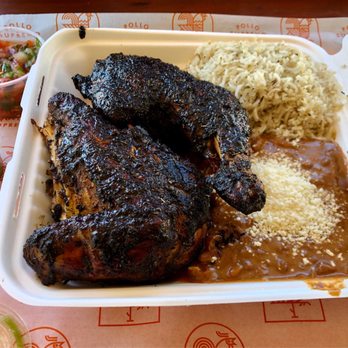 Pollo Primo - "Half Bird." Near-flawlessly executed. Try the green salsa for a kick! - Latin American Near Me - Atlanta, Georgia