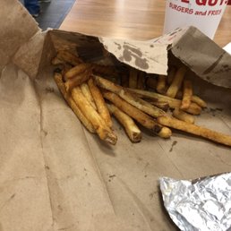 Fries on bottom of bag...Bonus!