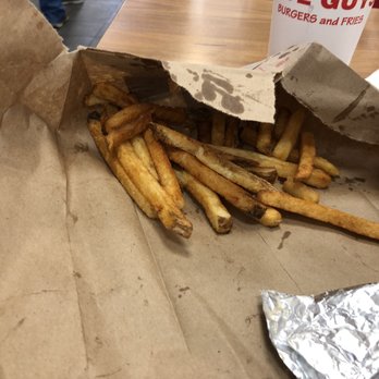 Five Guys - Fries on bottom of bag...Bonus! - Burgers Near Me - Dublin, Ohio