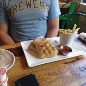 Eureka! - The tortilla burger - American Near Me - Austin, Texas Eureka! - The tortilla burger - American Near Me - Austin, Texas