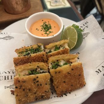 The Mayfair Chippy - Prawn toast - Fish & Chips Near Me - London, XGL