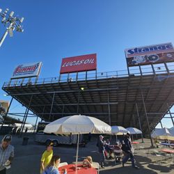Lucas Oil Indianapolis Raceway Park - Backside of the Top Eliminator Club Seating, right outside the TEC clubhouse.