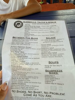 Menu photo 1 Archie's Seabreeze Fort Pierce, FL