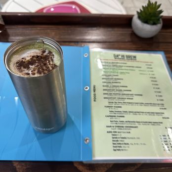 Da' HI Brew - Match Latte in my "to go flask" with cinnamon - Coffee & Tea Near Me - Honolulu, Hawaii Da' HI Brew - Match Latte in my "to go flask" with cinnamon - Coffee & Tea Near Me - Honolulu, Hawaii