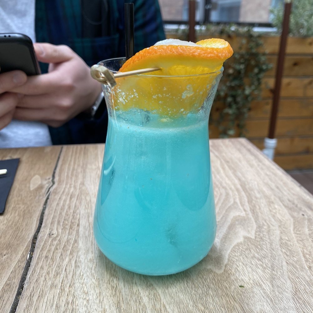 Sushi Lab Rooftop - Tokyo Dreams cocktail (delicious!) - Japanese Near Me - New York, New York