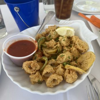 Anchor Down Dockside - Fried calamari - Seafood Near Me - Seaford, New York