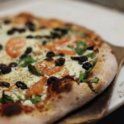 Sibie's Pizza - Sibie's Mediterranean pizza.