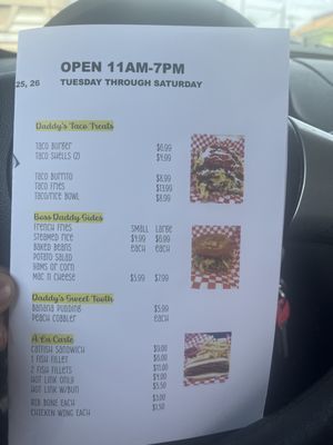Menu photo 6 Boss Daddy’s Las Vegas, NV
