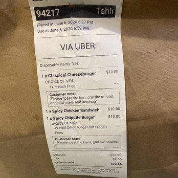New Heights Bar & Grill - My Uber order receipt. - Chicken Wings Near Me - Brooklyn, New York