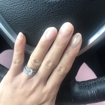 Mobile Nails LA - Minimalist look! Nude gel polish with subtle nail art! 2 weeks later and nails still look great, grow out isn't too obvious! - Nail Salons Near Me - Los Angeles, California