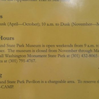 Gathland State Park - Detailed times for entry - Parks Near Me - Jefferson, Maryland