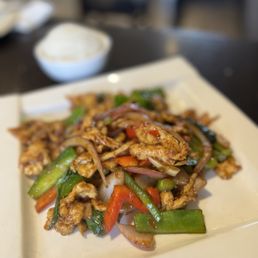 Thai Basil w Chicken (~$19) Thai Basil w Chicken (~$19)