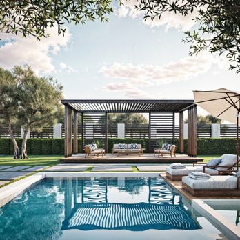 Hôf - Pool and patio cover - Landscape Architects or Designers Near Me Hôf - Pool and patio cover - Landscape Architects or Designers Near Me