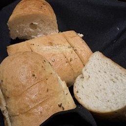 Complementary bread. The butter it comes with makes it next level. Complementary bread. The butter it comes with makes it next level.