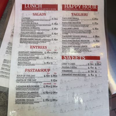 Menu photo 3 Bruno's Italian Taste San Francisco, CA Menu photo 3 Bruno's Italian Taste San Francisco, CA