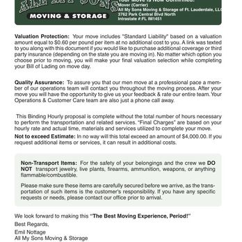 All My Sons Moving & Storage - Movers Near Me - Pompano Beach, Florida All My Sons Moving & Storage - Movers Near Me - Pompano Beach, Florida