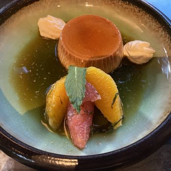 Kaiyo Rooftop - Japanese Tea Caramel Custard - Peruvian Near Me - San Francisco, California Kaiyo Rooftop - Japanese Tea Caramel Custard - Peruvian Near Me - San Francisco, California
