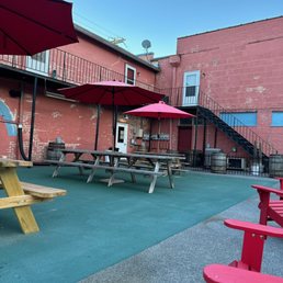 Redbeard Brewing Company back patio Redbeard Brewing Company back patio