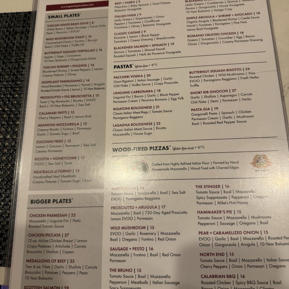 Gia Mia - Menu - Pizza Near Me - Downers Grove, Illinois Gia Mia - Menu - Pizza Near Me - Downers Grove, Illinois