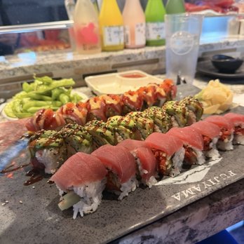 Fujiyama Restaurant - Top: Treasure Valley roll Middle: Boise roll Bottom: Red Dragon roll - Japanese Near Me - Meridian, Idaho Fujiyama Restaurant - Top: Treasure Valley roll Middle: Boise roll Bottom: Red Dragon roll - Japanese Near Me - Meridian, Idaho