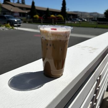 Local Grounds Coffee - Summer Blush (white mocha with raspberry cold foam) - Coffee & Tea Near Me - Manson, Washington Local Grounds Coffee - Summer Blush (white mocha with raspberry cold foam) - Coffee & Tea Near Me - Manson, Washington