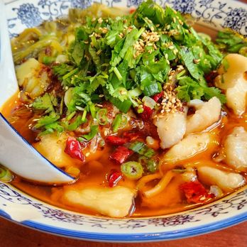 Noodle Dynasty - Spicy fish fillet noodle soup - Chinese Near Me - Berkeley, California