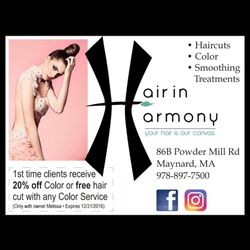 Hair In Harmony - Our add in the Homesteader Magazine!