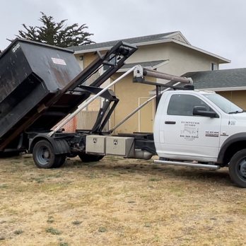 Dumpster Dudes - Dropping a roll off dumpster - Dumpster Rental Near Me