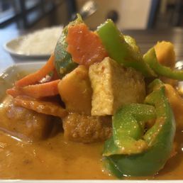 Pumpkin tofu Red Curry Pumpkin tofu Red Curry