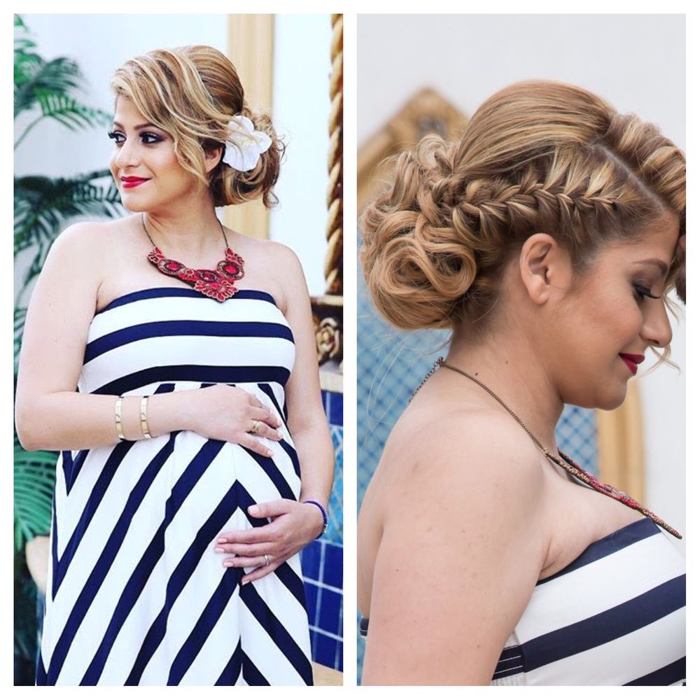 From My Baby Shower Hair Color Styling By Seda Makeup By Amy