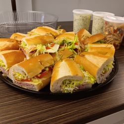Cannone's Deli - I ordered a sub platter with side salads.