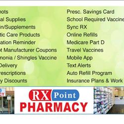 RX Point Pharmacy - RX Point Pharmacy: offered services