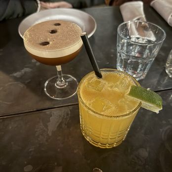 Zinqué - Espresso martini and passion de sol - French Near Me - Newport Beach, California Zinqué - Espresso martini and passion de sol - French Near Me - Newport Beach, California
