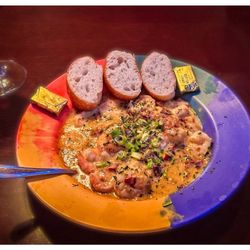 PoBoys On Frostwood - The best Grits and shrimp that I ever had.
