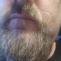 Chop Shop Hair Garage - Big patch on mustache