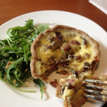 Runner & Stone - Special: duck and mushroom quiche with a side arugula salad - Bakeries Near Me - Brooklyn, New York Runner & Stone - Special: duck and mushroom quiche with a side arugula salad - Bakeries Near Me - Brooklyn, New York