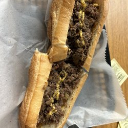 Fat Boys Bar and Grill - Steak and cheese added grilled onions amazing and the sub roll soft and delicious.
