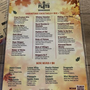 Flats Beer Garden - Cocktail Menu - Beer Bar Near Me - Golden, Colorado Flats Beer Garden - Cocktail Menu - Beer Bar Near Me - Golden, Colorado