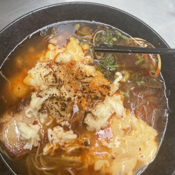 Strings Ramen Shop - Cheesy Miso Ramen with Kuro Buta - Ramen Near Me - Chicago, Illinois