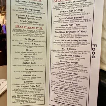 Doug's pretty good pub - the menu - Bars Near Me - Cold Spring, New York