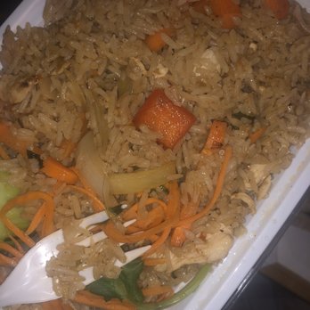 Tana Thai - Basil fried rice with a strand of hair in it. - Thai Near Me - Bronx, New York Tana Thai - Basil fried rice with a strand of hair in it. - Thai Near Me - Bronx, New York