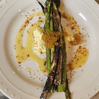 The Cooks' House - The famous asparagus! - New American Near Me - Traverse City, Michigan