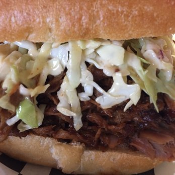 Thunder Island Brewing - Pulled pork close-up - Breweries Near Me - Cascade Locks, Oregon Thunder Island Brewing - Pulled pork close-up - Breweries Near Me - Cascade Locks, Oregon