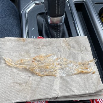 Taco Bell - This is the mystery plastic i pulled out of my burrito and mouth. No more TB for me. - Fast Food Near Me - Delmont, Pennsylvania Taco Bell - This is the mystery plastic i pulled out of my burrito and mouth. No more TB for me. - Fast Food Near Me - Delmont, Pennsylvania