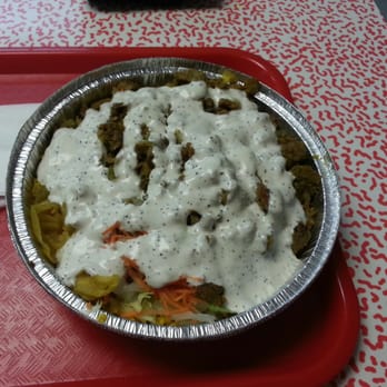 Jones Fried Chicken - Lamb over rice - Halal Near Me - Houston, Texas Jones Fried Chicken - Lamb over rice - Halal Near Me - Houston, Texas