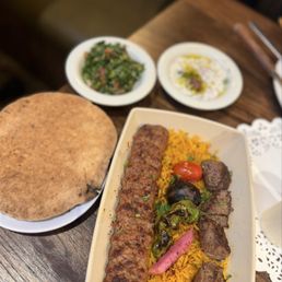 DOUBLE KEBAB PLATE DOUBLE KEBAB PLATE