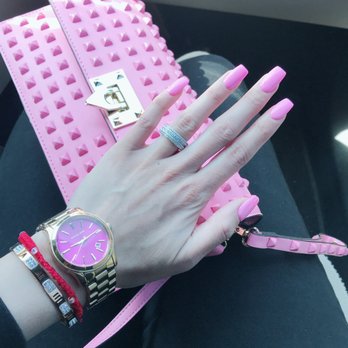 Classic Nails - Nails by Ty!!  Pink is my fave - Nail Salons Near Me - Anaheim, California