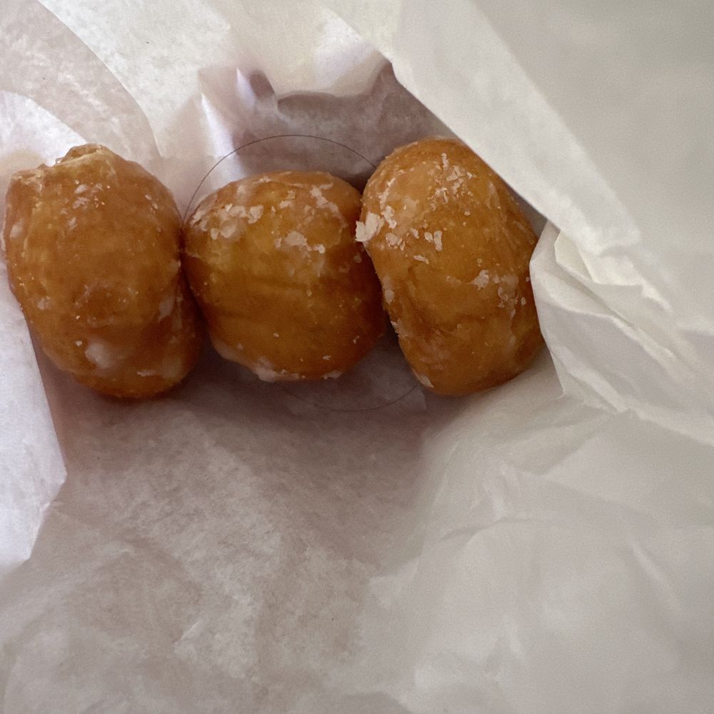 Had a hair in the bag nasty service and nasty donut Had a hair in the bag nasty service and nasty donut