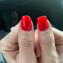 One nail is round and other is thick and square!